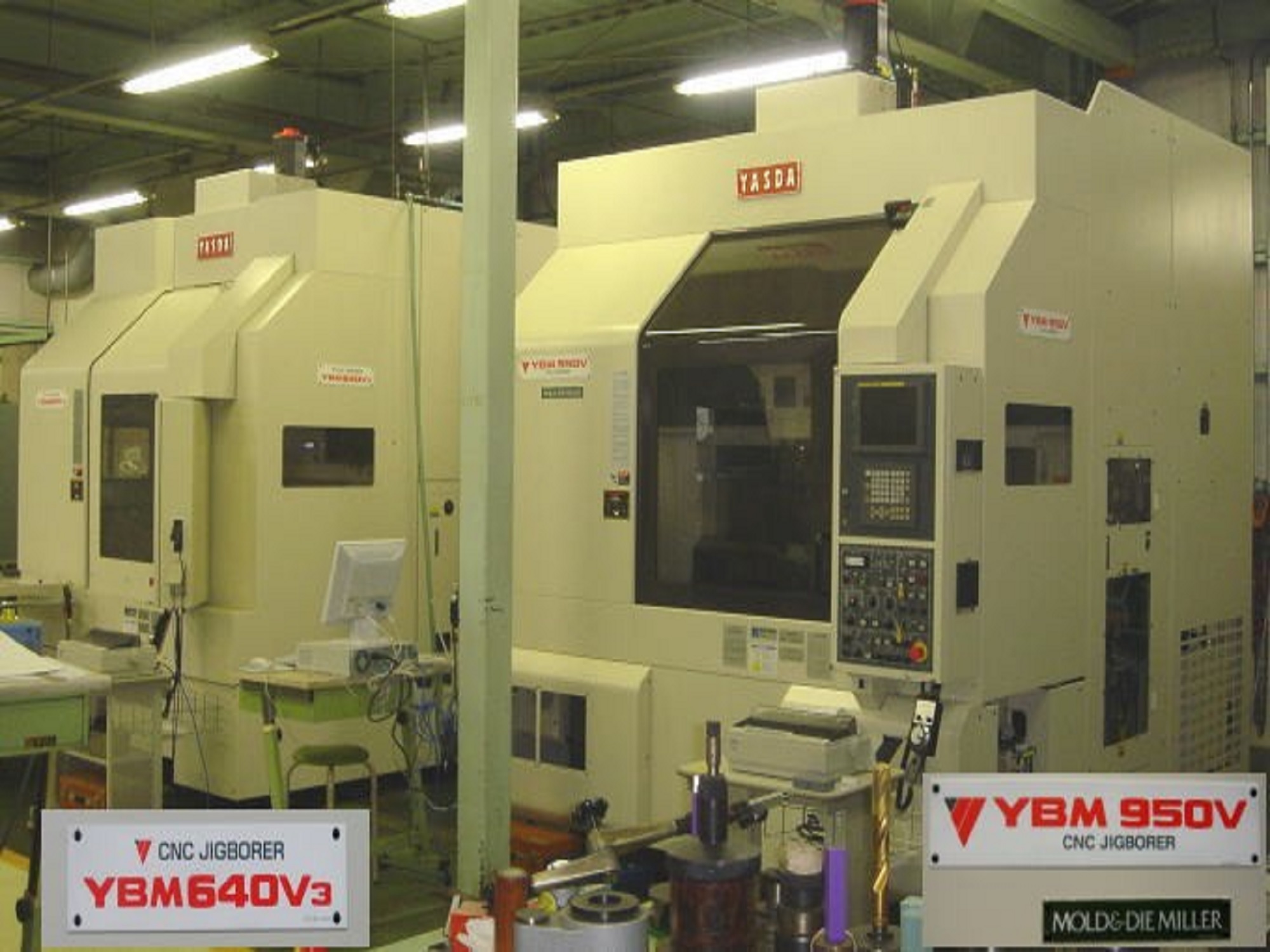 マシニングセンター YBM640V3 YBM950V
